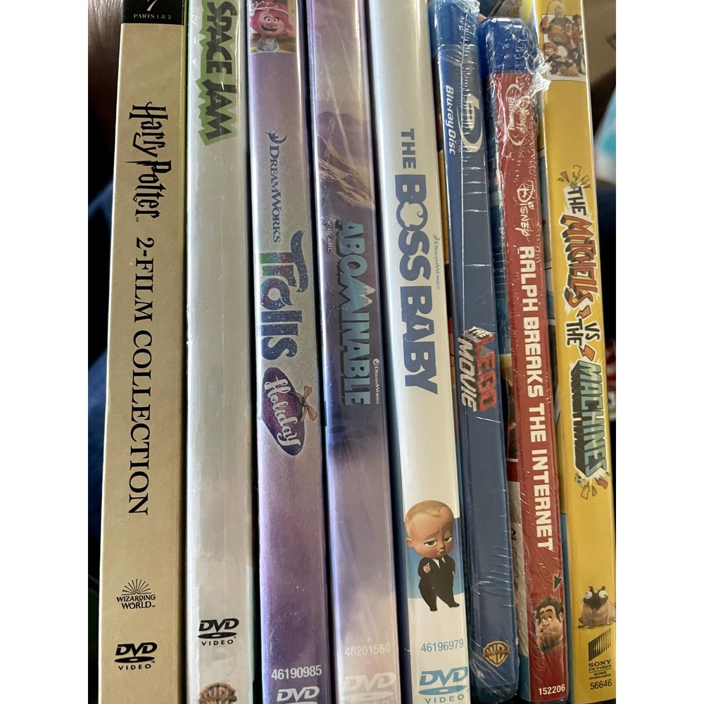 Lot of 8 New Kids DVDS/ Movies